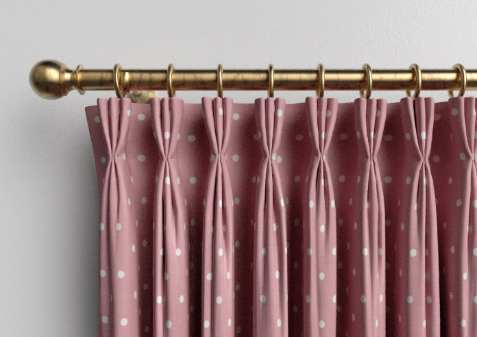 Dotty, Rose - Made to Measure Curtains - Image 11